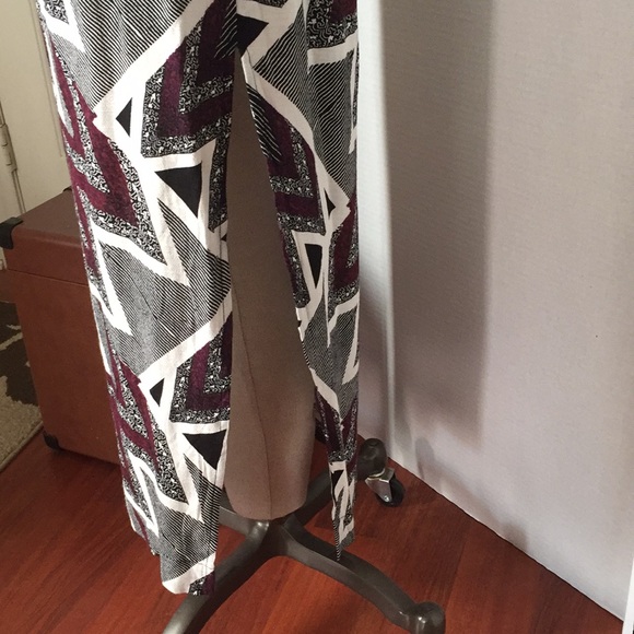 Tribal Print T-Back Maxi Dress w/ Side slits - Picture 5 of 5